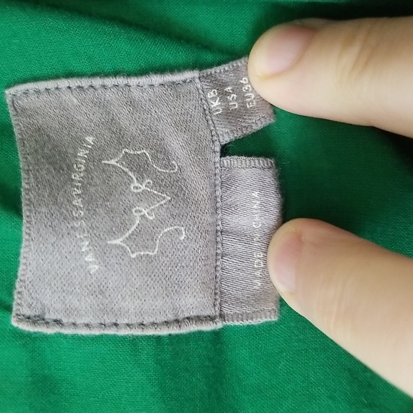 Anthropologie Vanessa Virginia Palm Leaf Dress - Size 4 - Picture 6 of 10